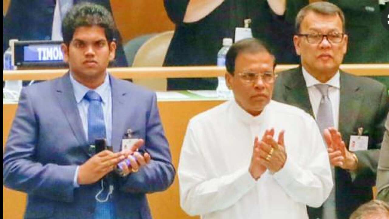 Sri Lankan polititians_ Maithripala Sirisena_ Mahinda Samarasinghe_ Daham Sirisena