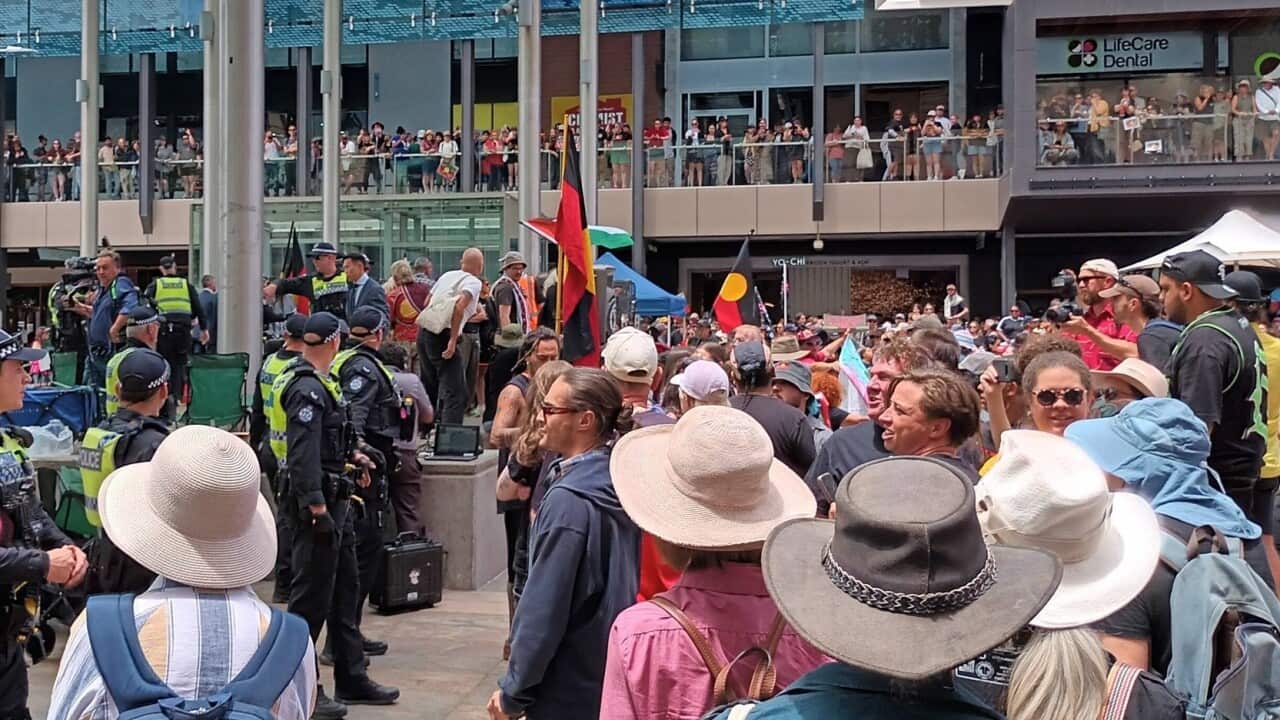 Perth Invasion Day rally