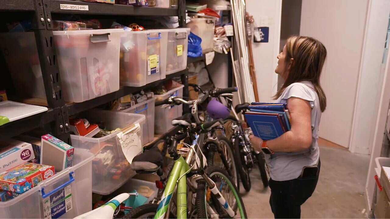 Mary Page with some of the toys donated to 'Friends with Dignity'