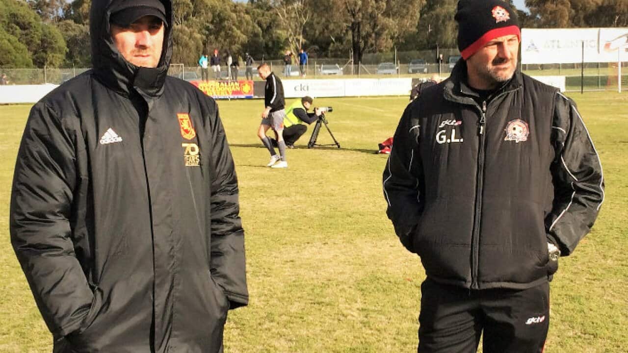 Ljupce Acevski, Goran Lozanovski, football, Preston Makedonija, Altona Magic Vardar