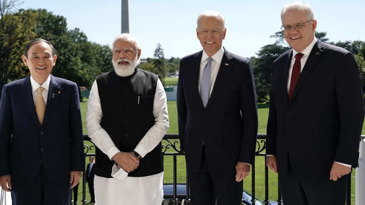 Scott Morrison QUAD leaders