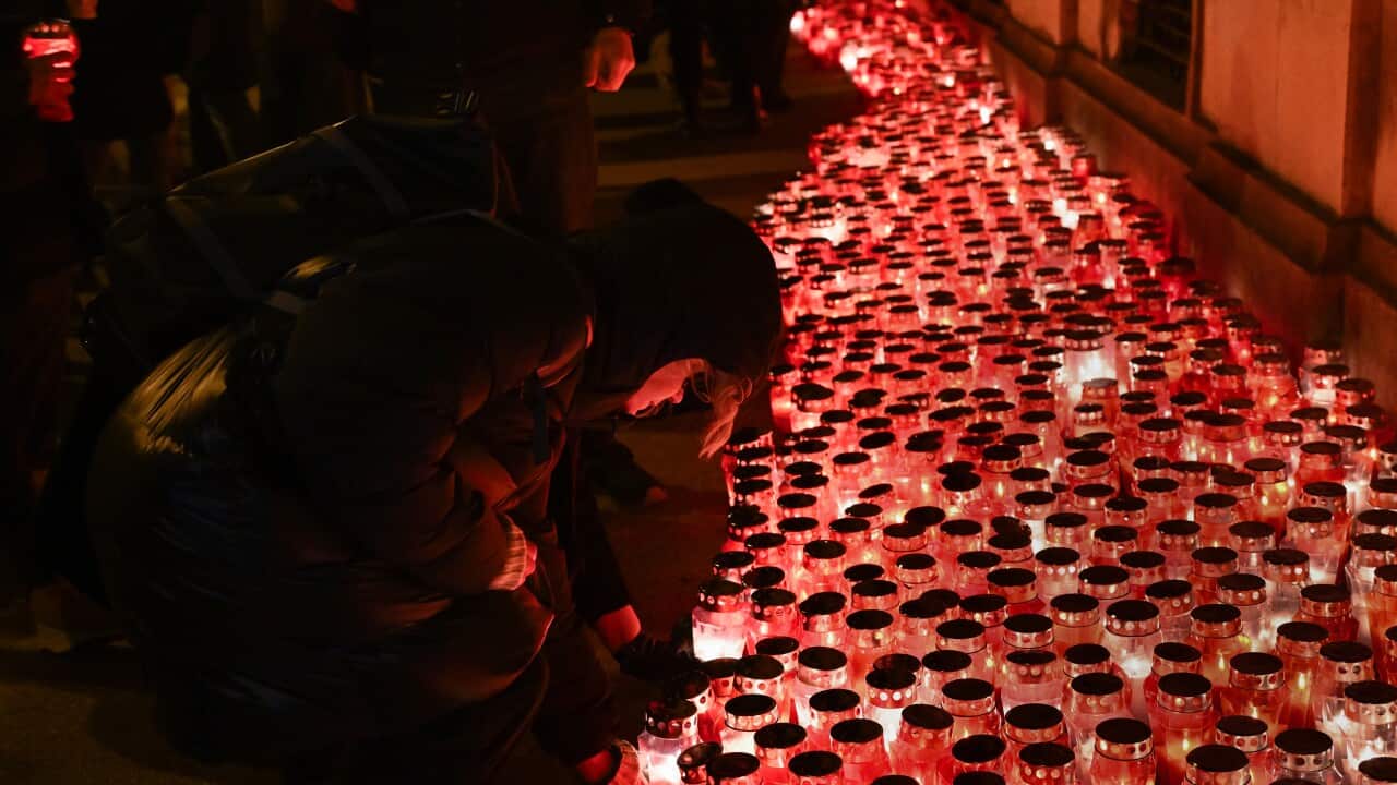 Walk for safe schooling Zagreb Croatia Dec 2024