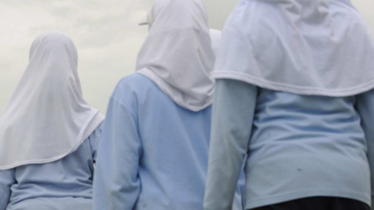 Muslim school children