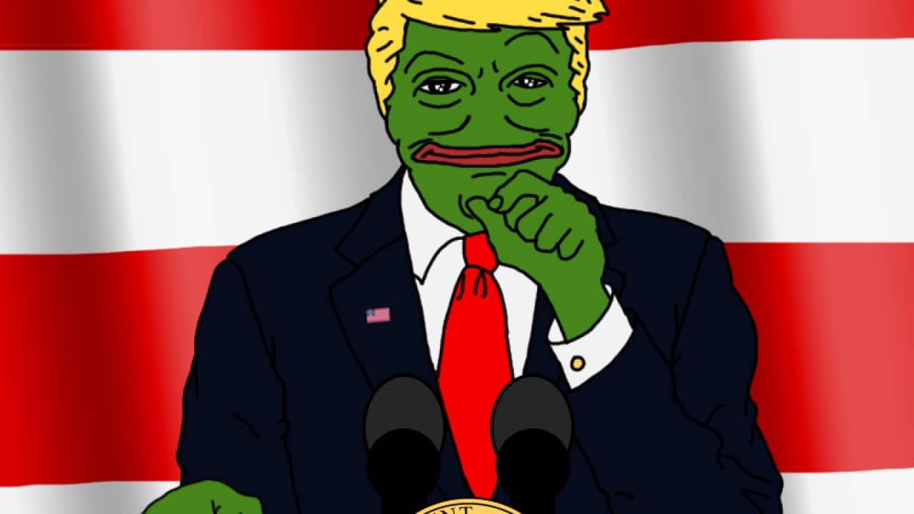 Donald Trump as Pepe the Frog