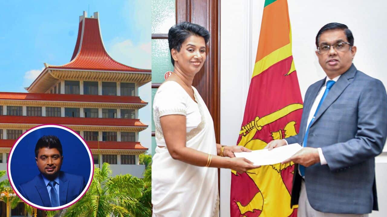 SBS Sinhala L S I Jayaratna Sri Lanka Auditor General Supreme Court Manoj Udatiyawala.jpg