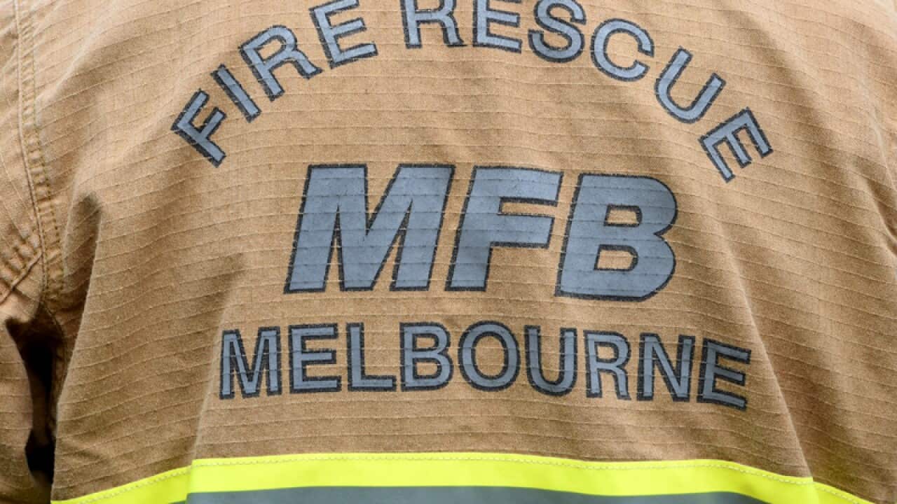 A Melbourne Fire Brigade jacket