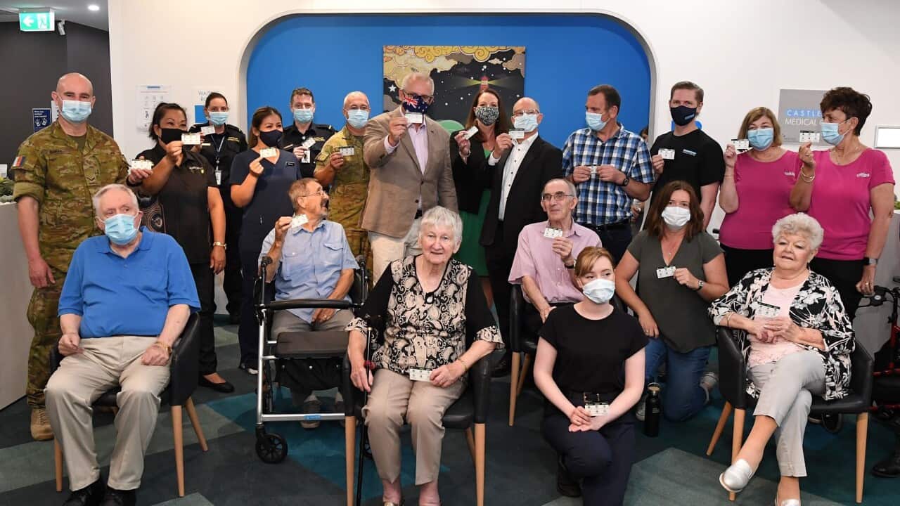 The first people in Australia to receive a COVID-19 vaccine