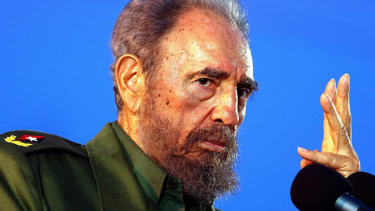 A file photo dated 26 July 2006 of Cuban leader Fidel Castro
