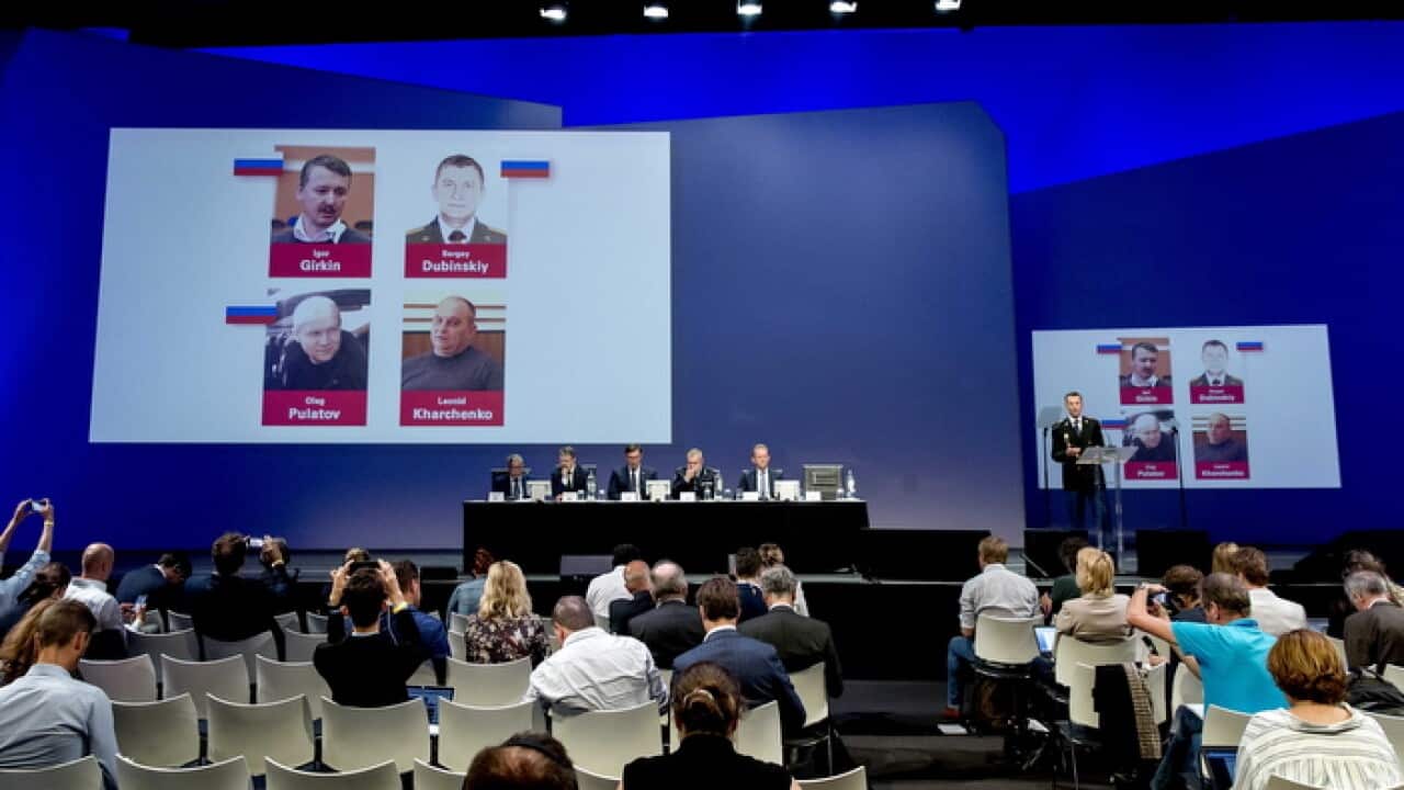 A press conference of the JIT on the investigation of the MH17 crash in 2014