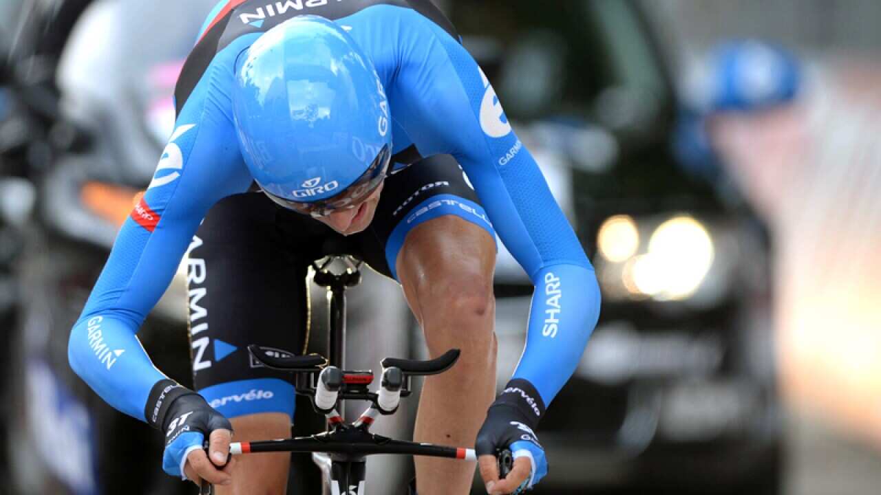 Canadian cyclist Ryder Hesjedal