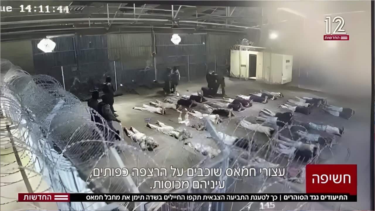 Israel’s Channel 12 shows leaked surveillance footage (Reuters).jpg