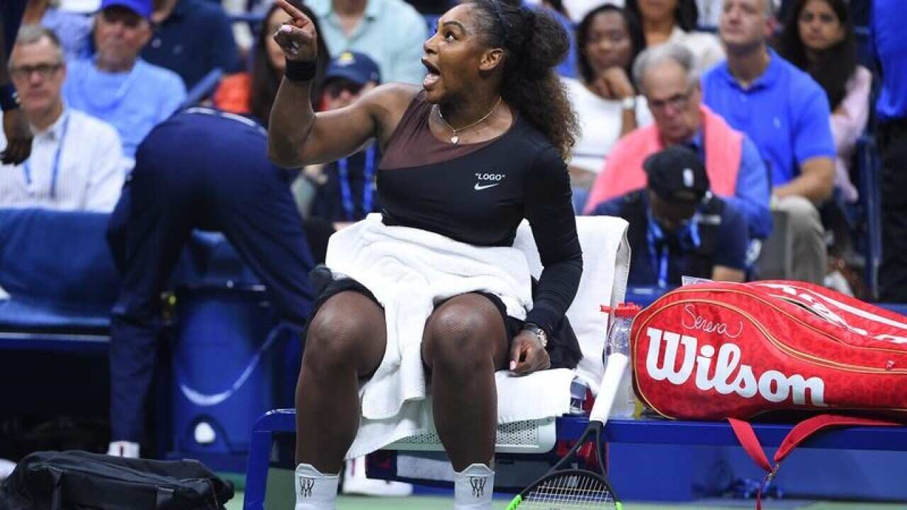 Serena Williams US Open final.