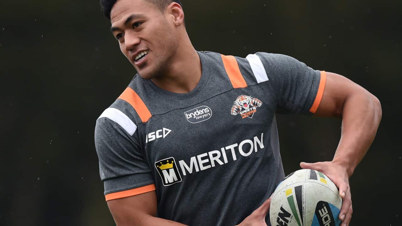 Wests Tigers centre Tim Simona