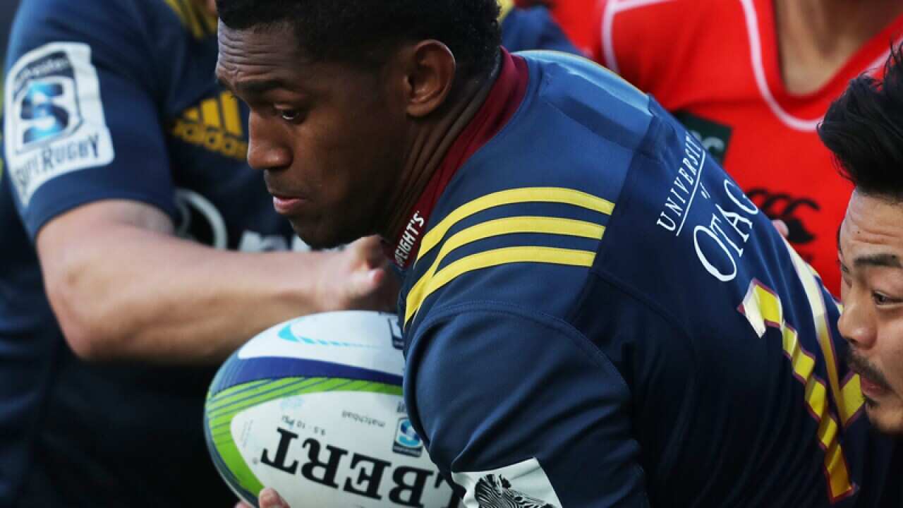 Waisake Naholo of the Highlanders