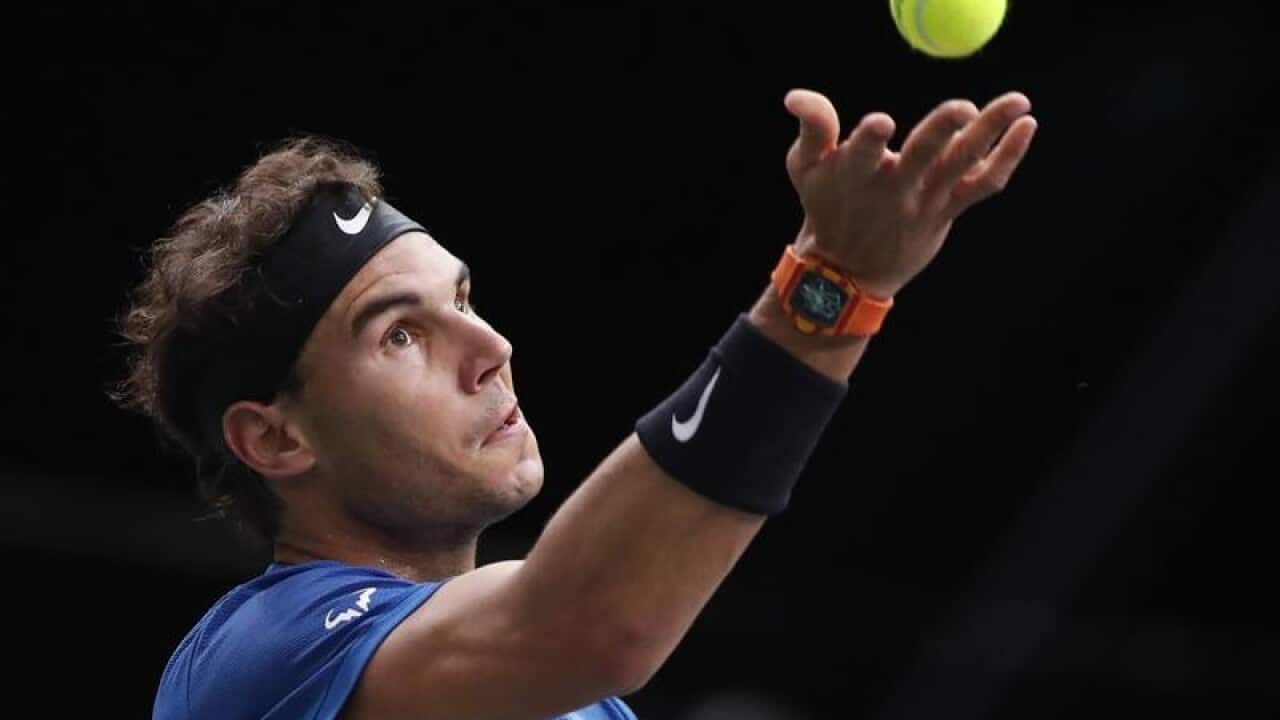 Spanish world No.1 Rafael Nadal