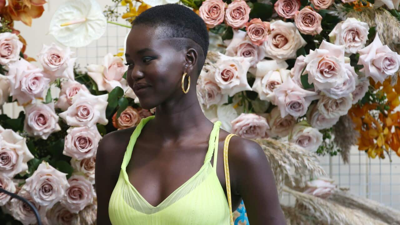 International model Model Adut Akech is announced as this year's Melbourne international 2019 Ambassador for Melbourne Fashion Week. 