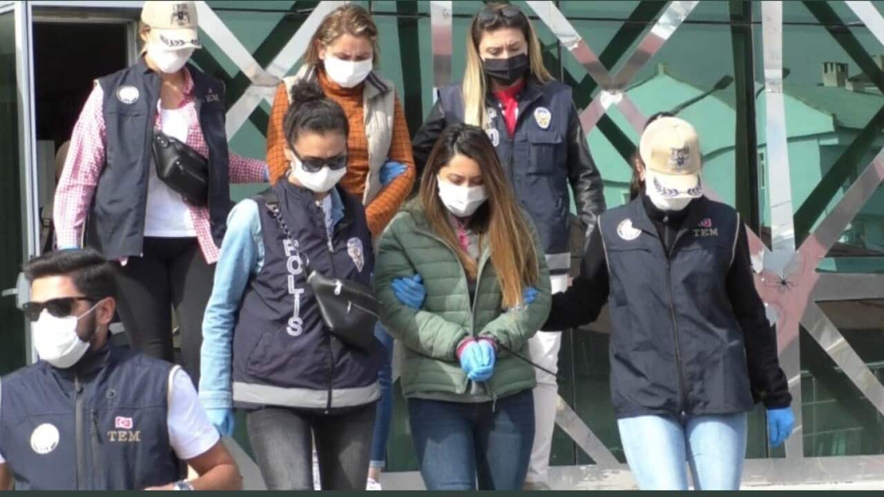 Şevin Alaca taken away by Turkish authorities