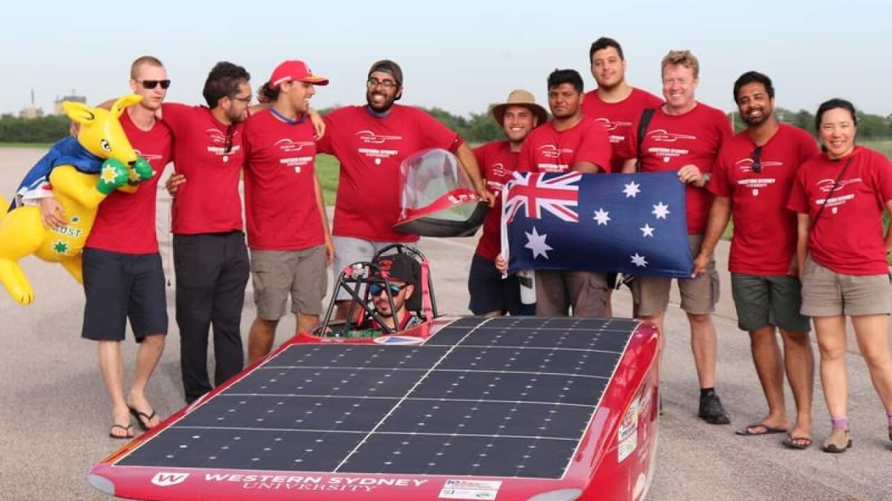 Western Sydney University Solar Car team