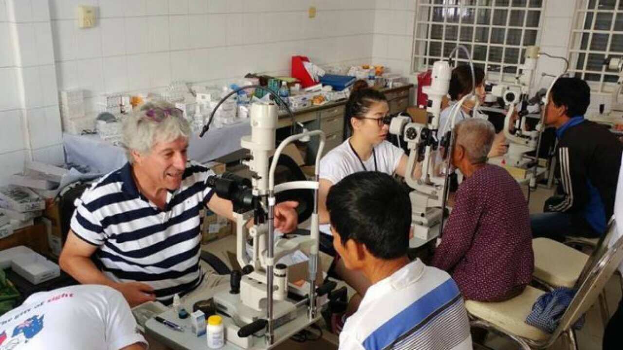 Cambodia Vision team provides free eye treatment to Khmer people in Cambodia
