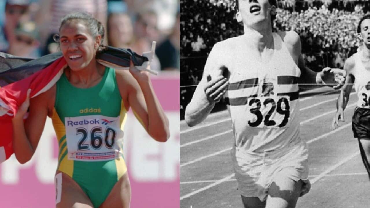 Cathy Freeman/Roger Bannister and John Landy