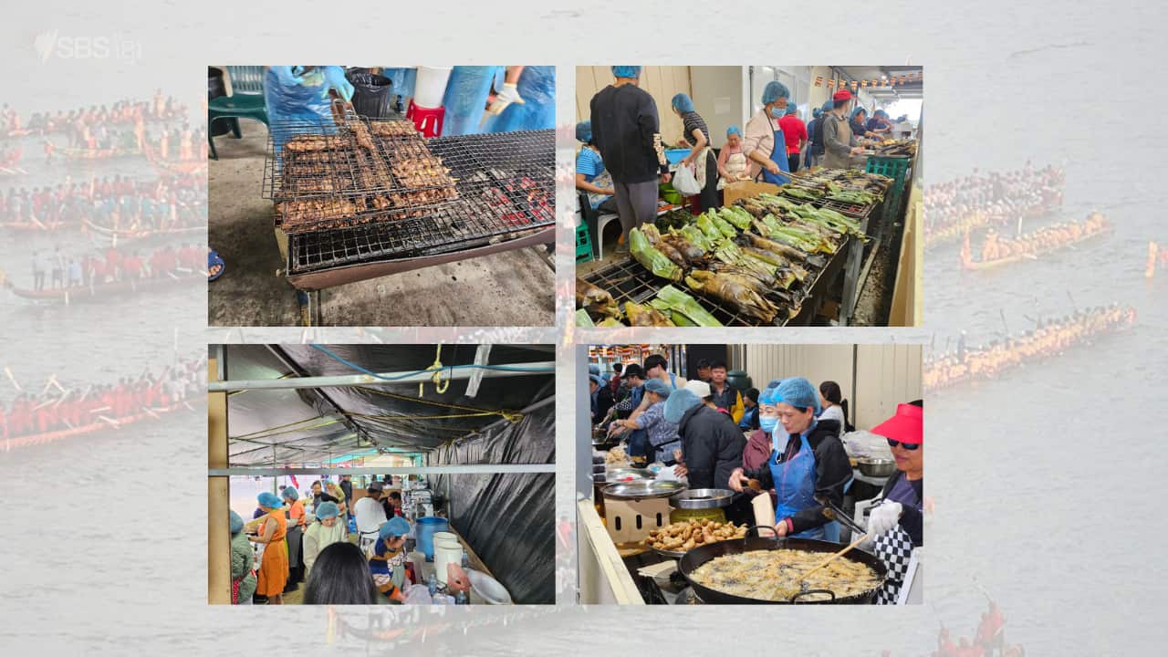 Food stalls in Wat Khmer Melbourne during Water Festival 2023.png