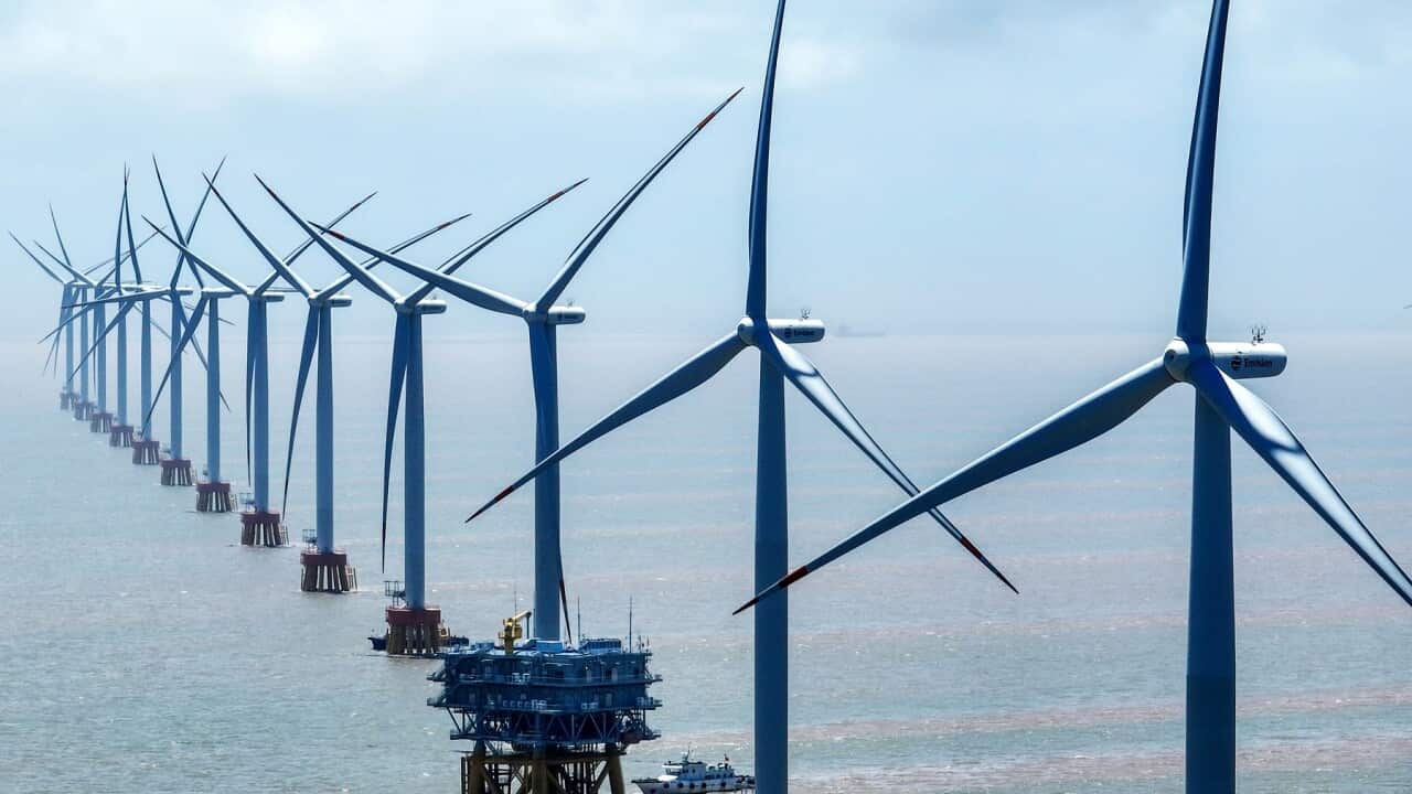 Could power from wind farms be stored in sand batteries when the wind isn't blowing