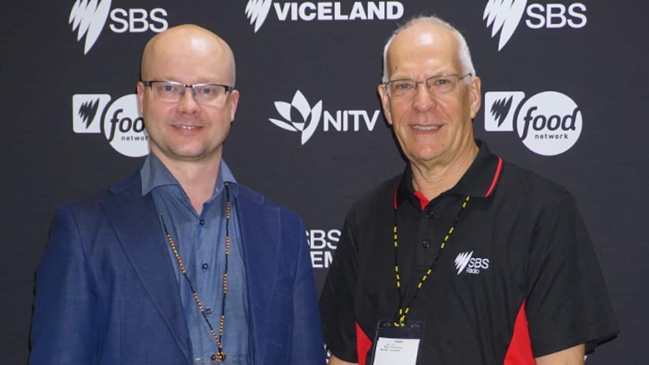 Tuomas Martikainen (left) and Wofgan Mueller