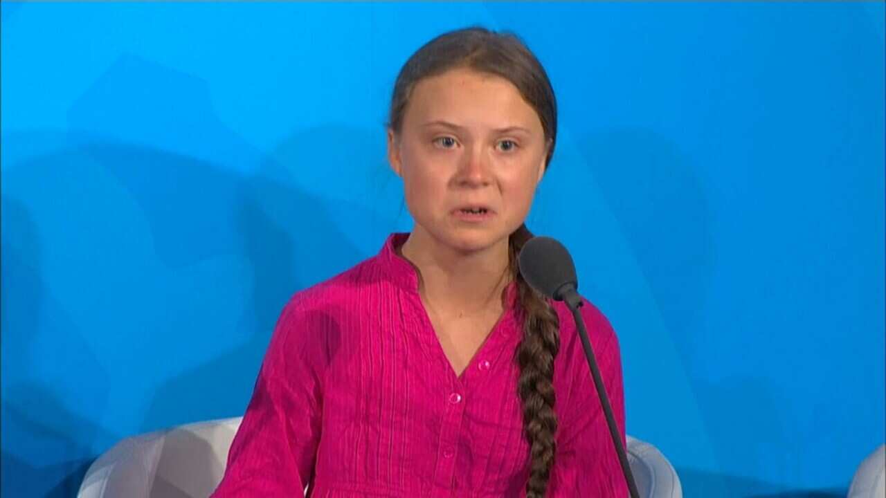 Greta Thunberg at the UN