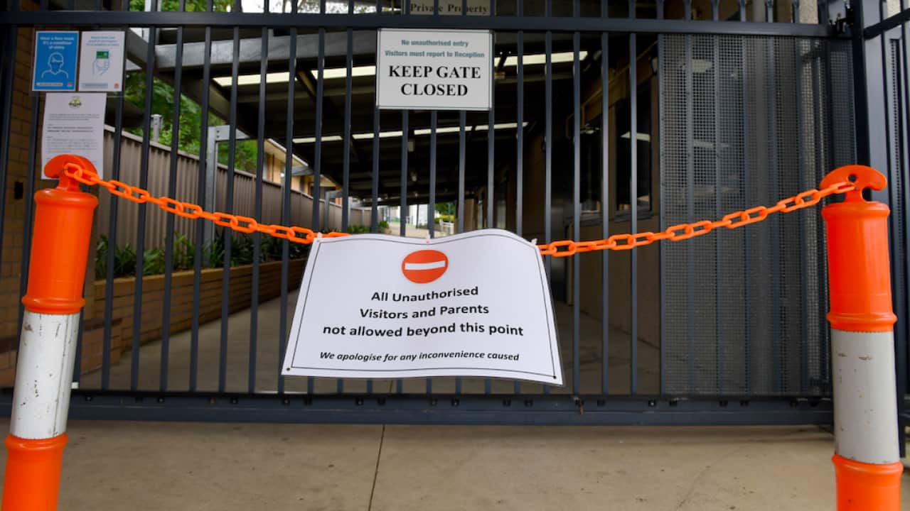 Signage at Regents Park Christian School in Regents Park, Sydney, Saturday 4 December 2021.