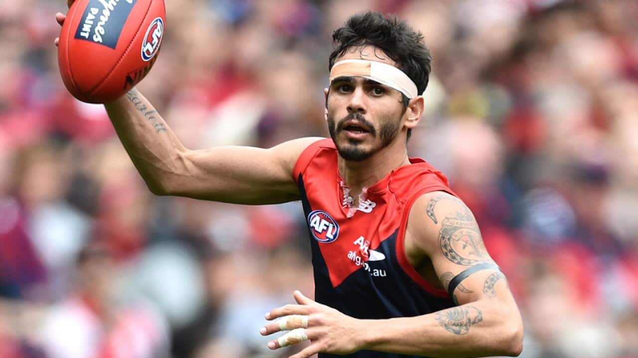 Melbourne Demons forward Jeff Garlett
