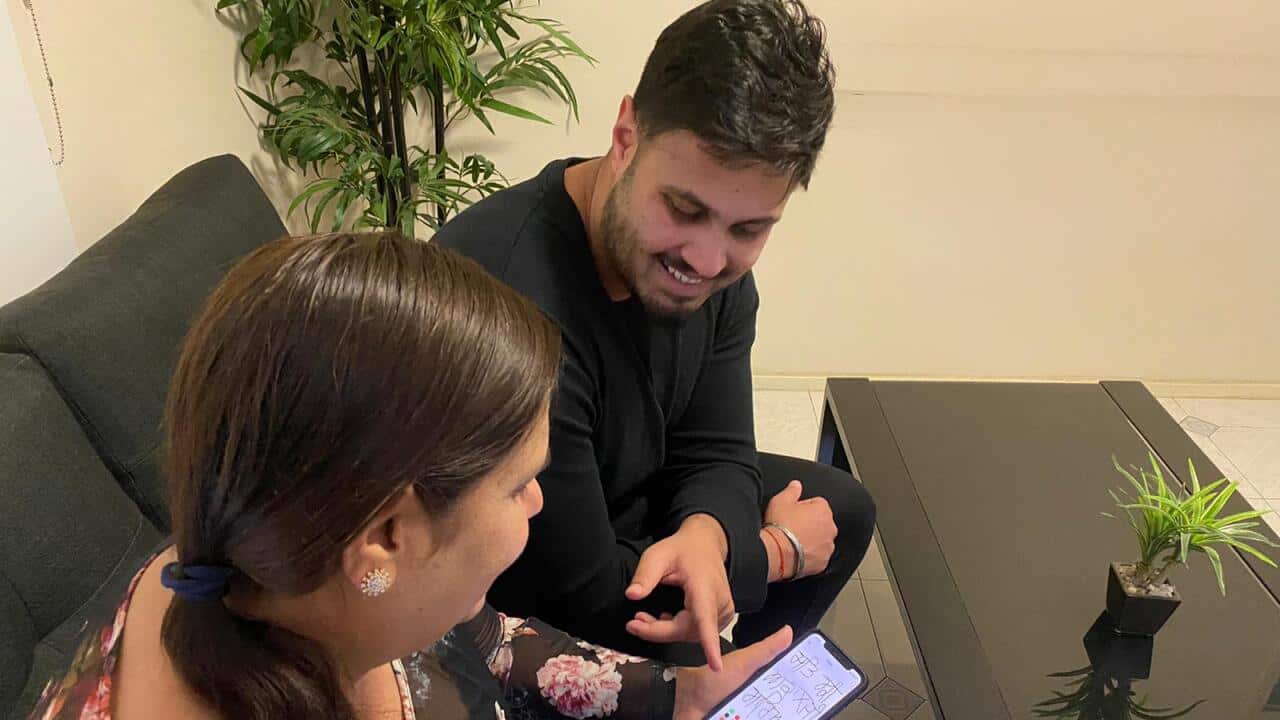 My mother encouraged me to develop an App to chat in Punjabi without typing; Vinnie Pelia