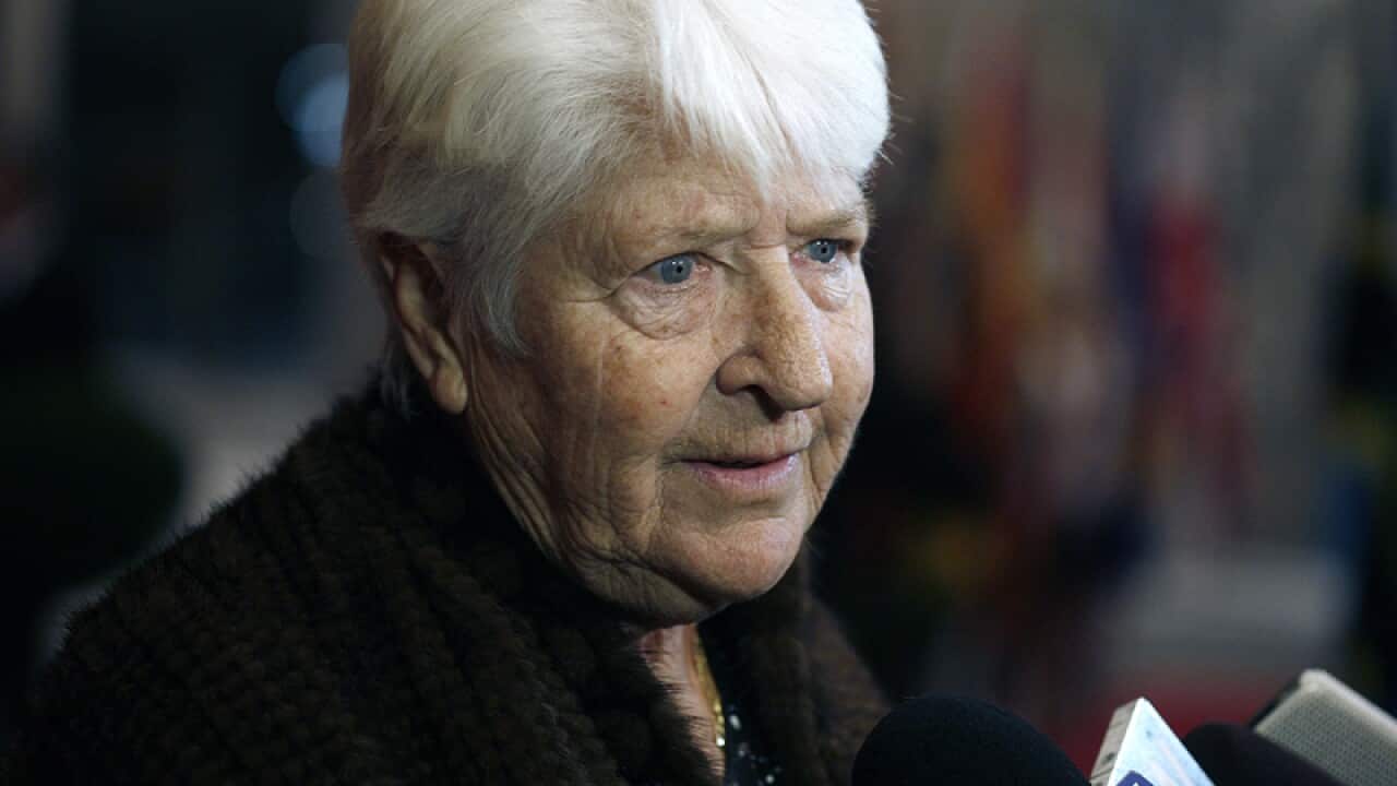 Australian champion swimmer Dawn Fraser