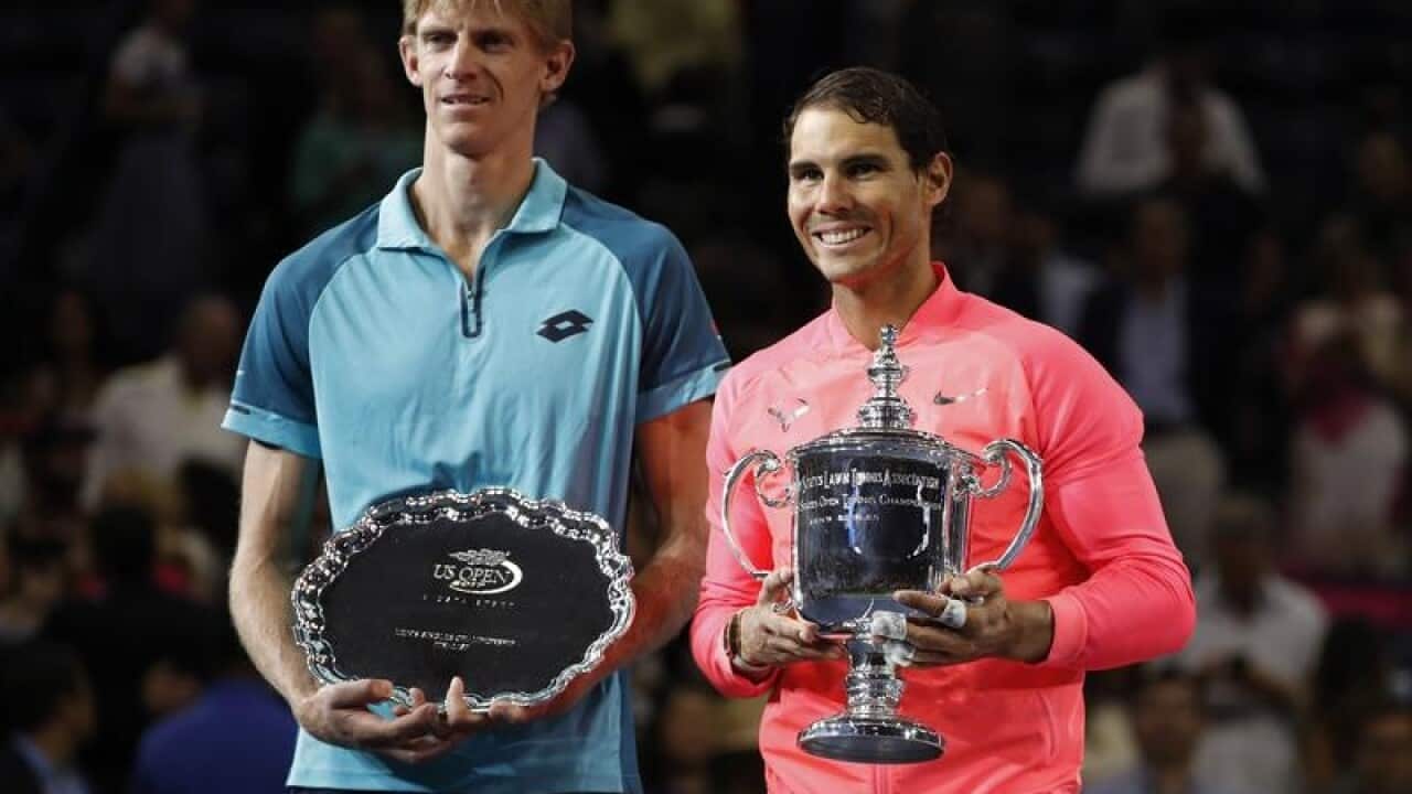 Kevin Anderson and Rafael Nadal