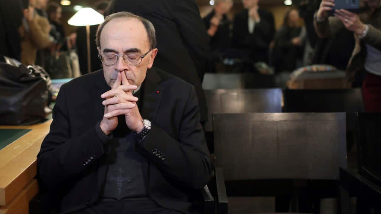 Cardinal Barbarin awaiting trial at Lyon court
