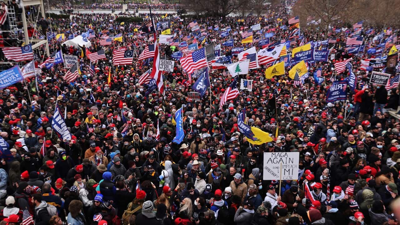 Trump Supporters Hold "Stop The Steal" Rally In DC Amid Ratification Of Presidential Election