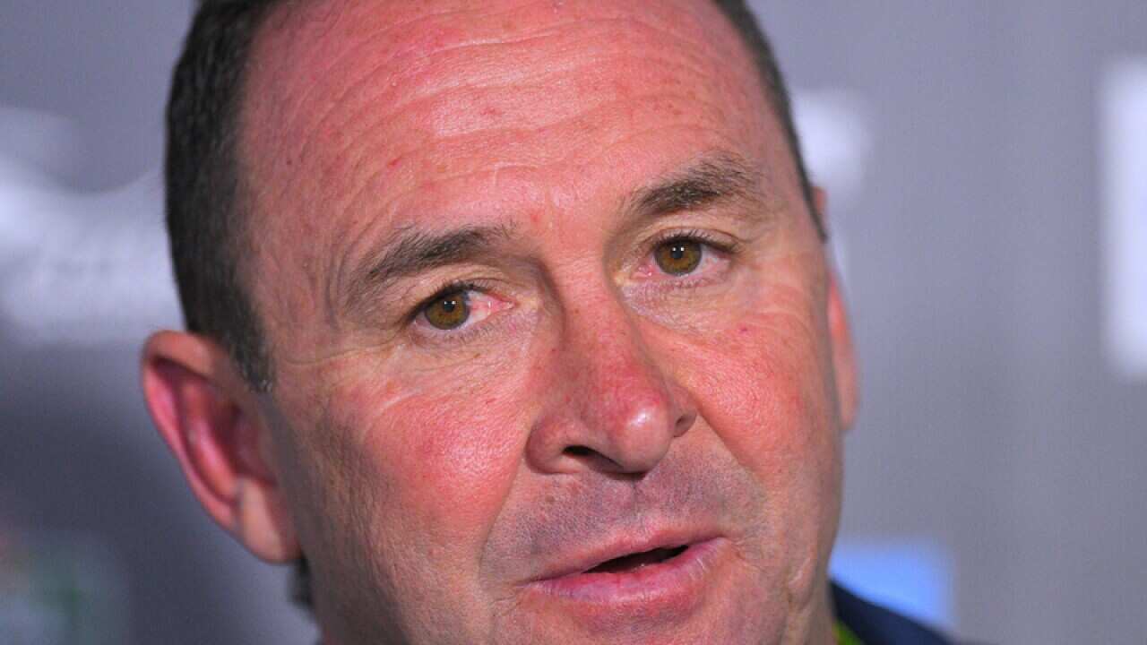 Raiders coach Ricky Stuart