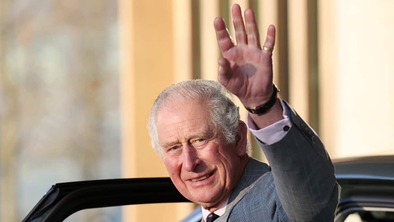 Prince Charles waves