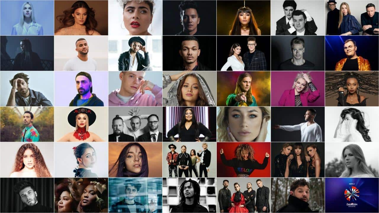 Eurovision 2020: The 41 chosen representatives