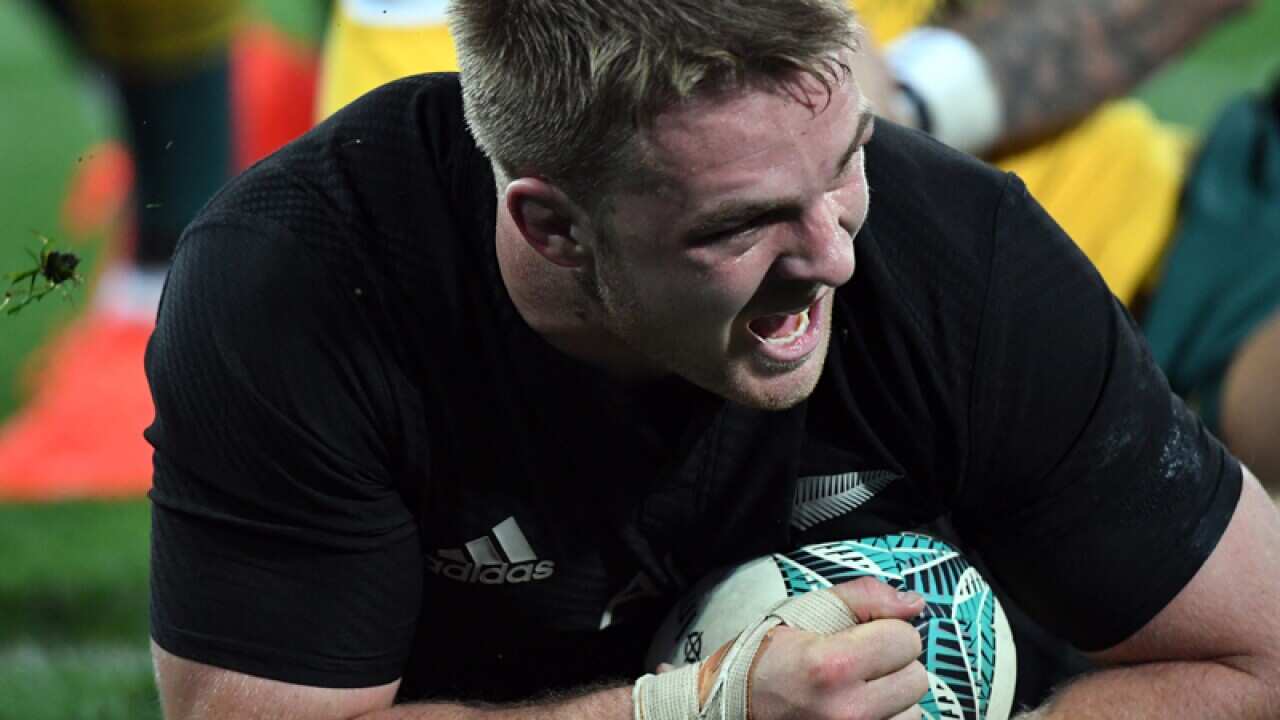 Sam Cane of New Zealand