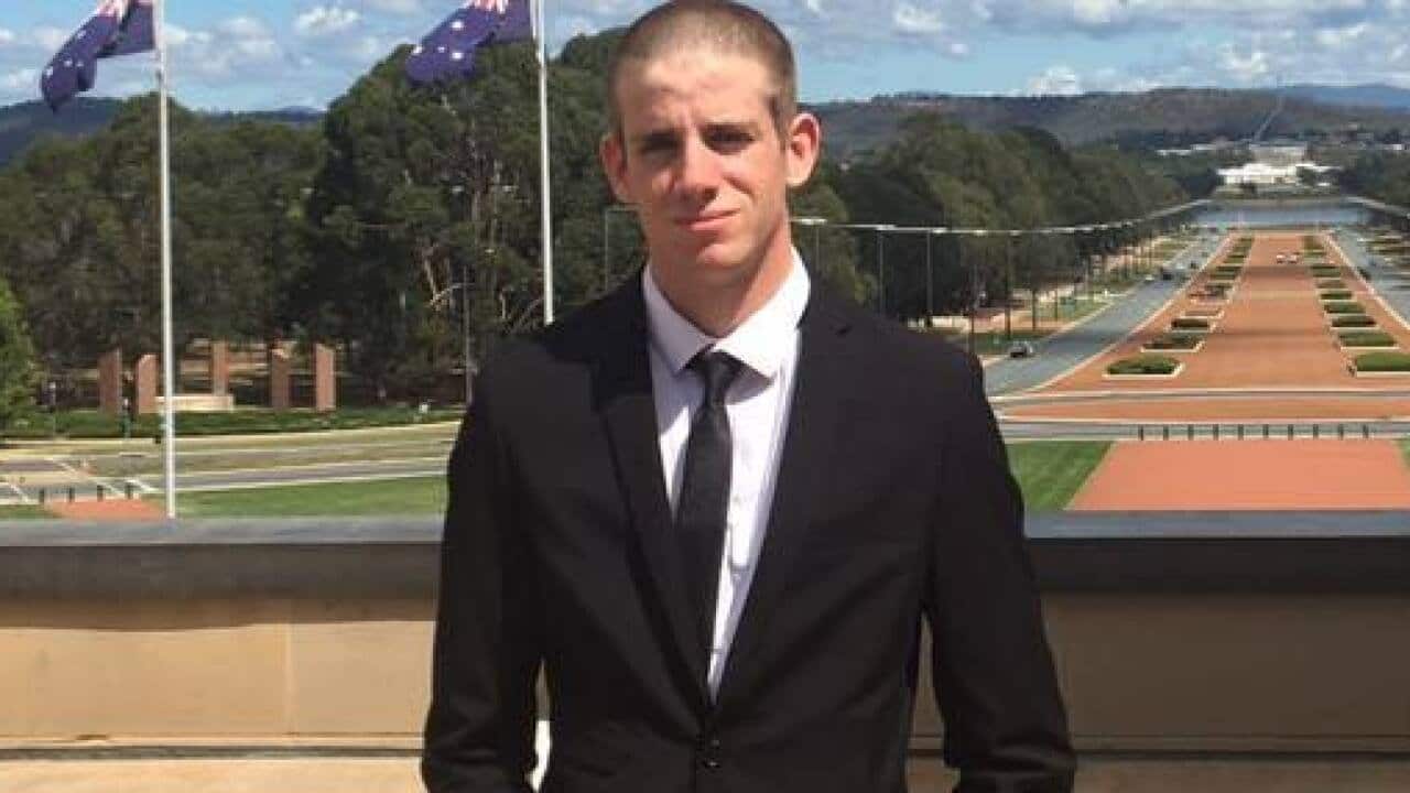 Liam Wolf has died in hospital after an "incident" at an Australian Army training camp.