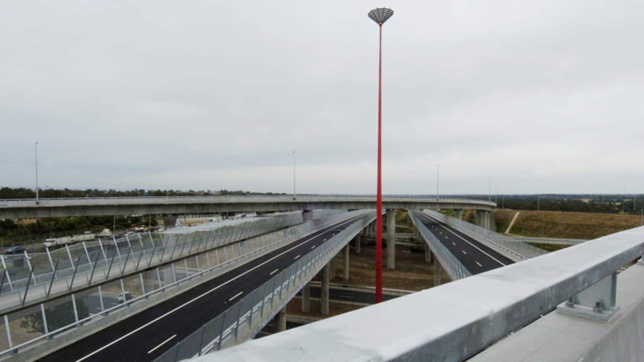 The Lighthouse Interchange on the M7 in Sydney