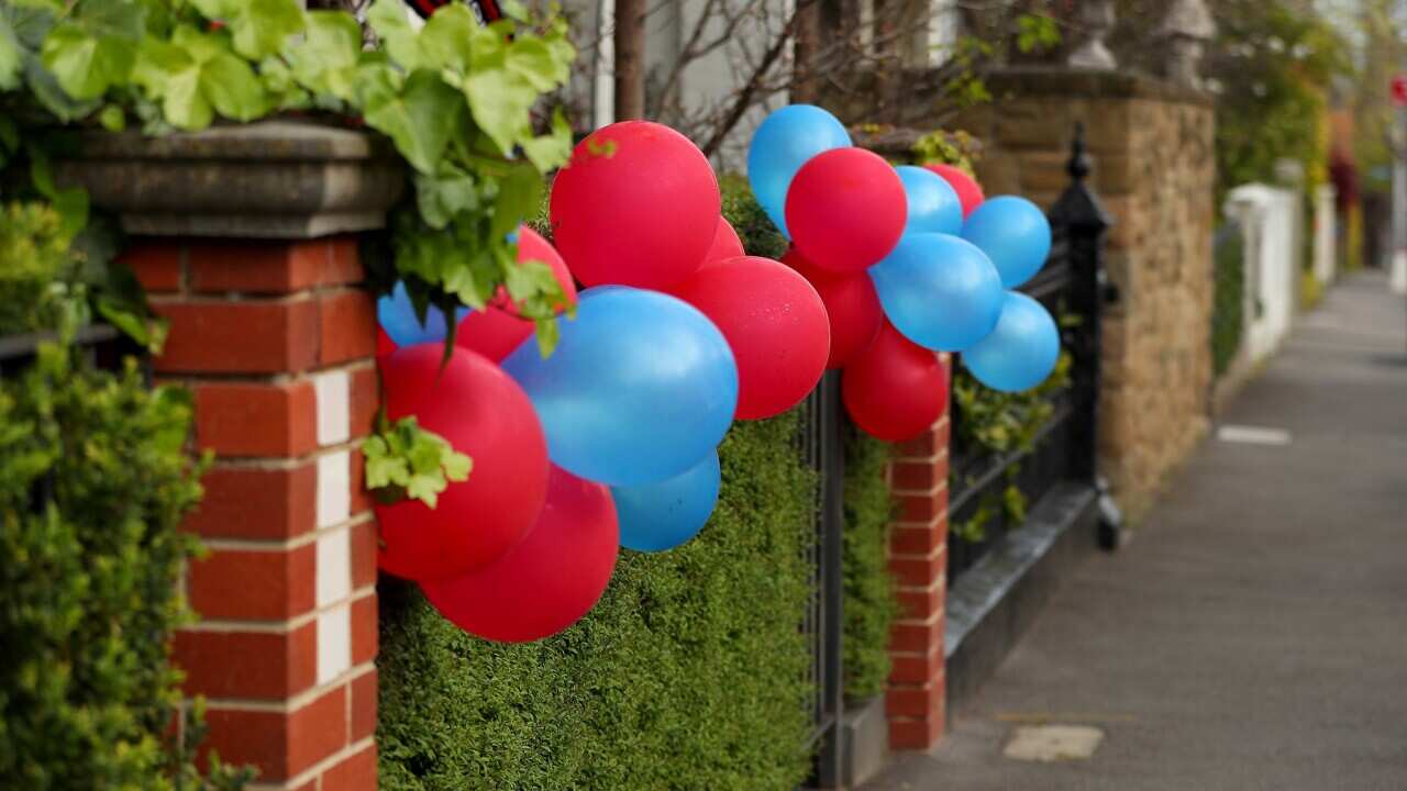 An East Melbourne street ahead of the AFL Grand Final in Perth