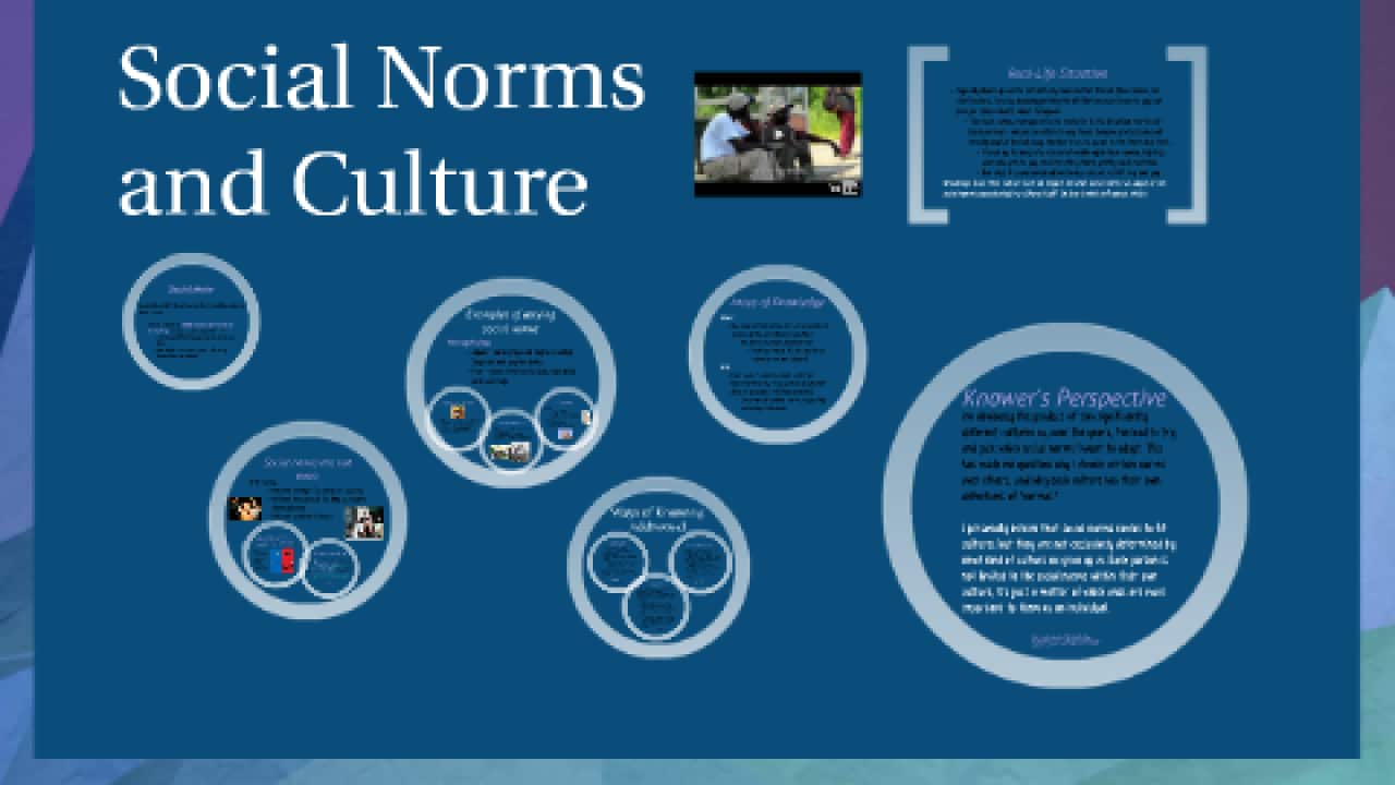The cultural norms