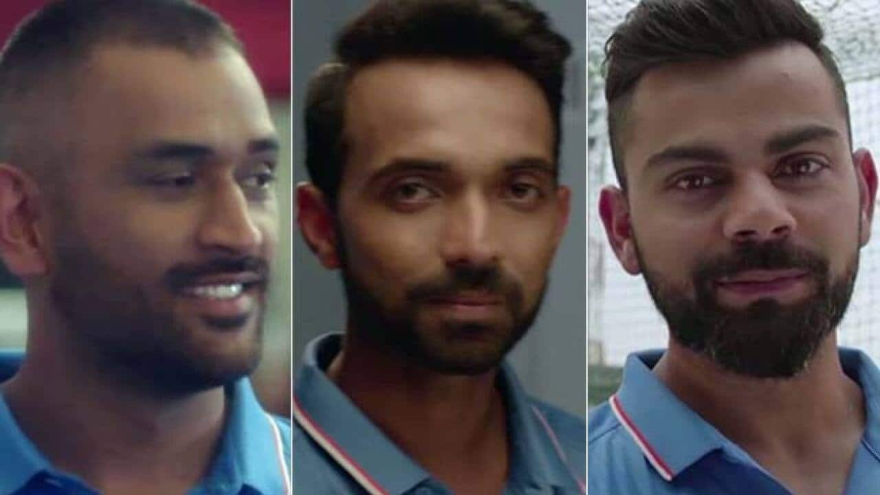 Dhoni, Virat, Rahane