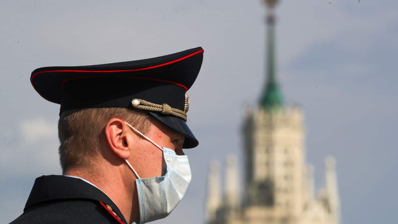 Russia has been singled out for weaponising the coronavirus crisis. 