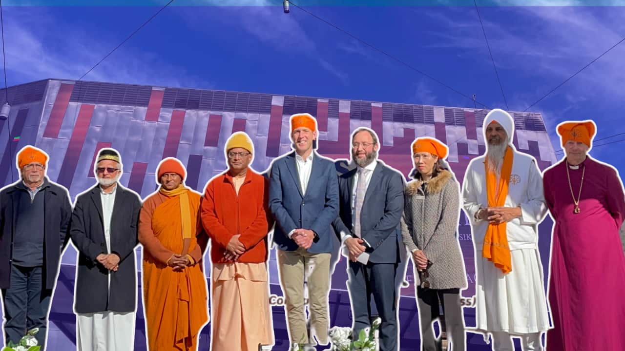 religious leaders from different faith gather at Federation square in melbourne.png