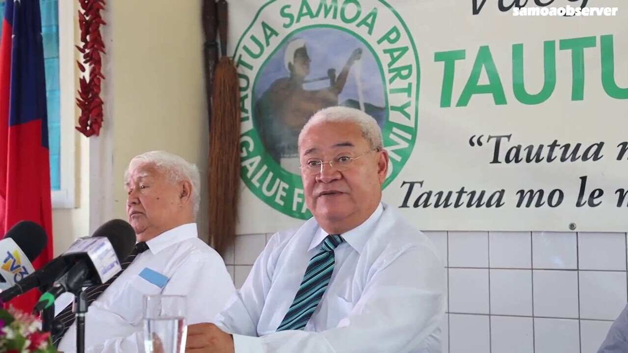 Tautua Samoa president Luagalau