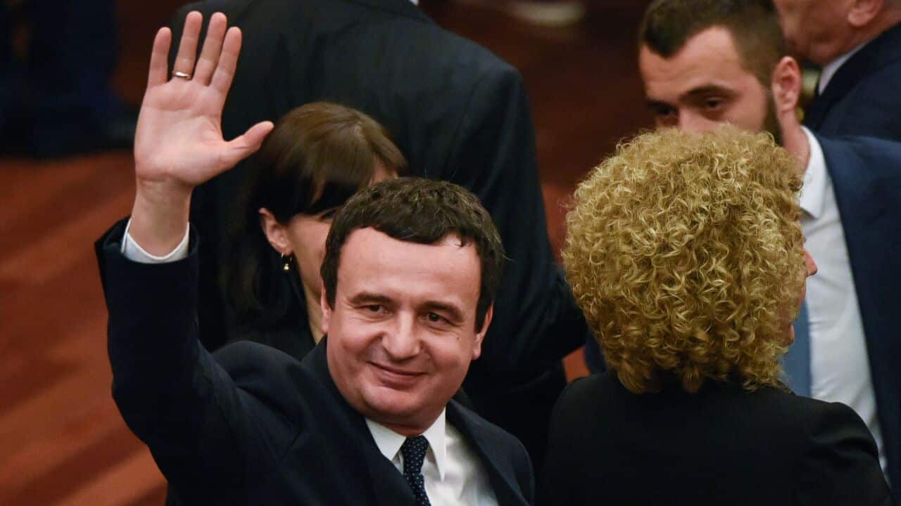 Newly elected Prime Minister of Kosovo, Albin Kurti.