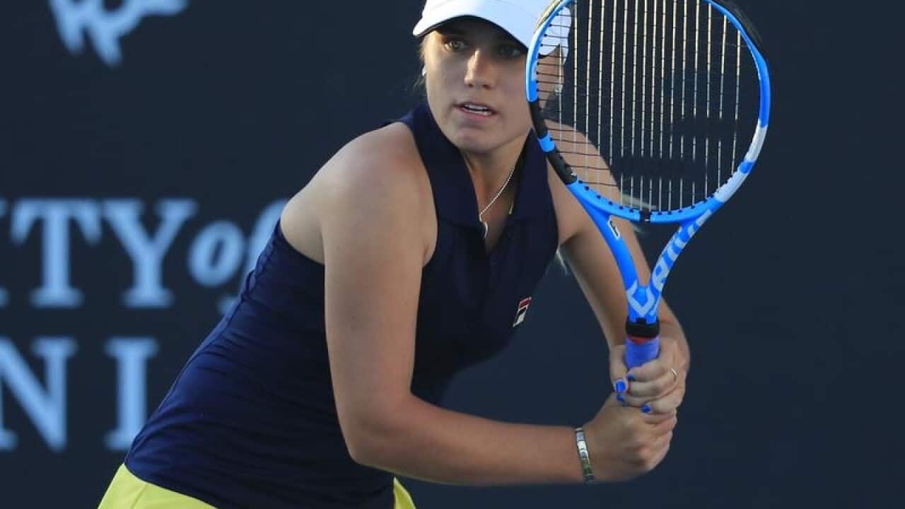 American ace Sofia Kenin