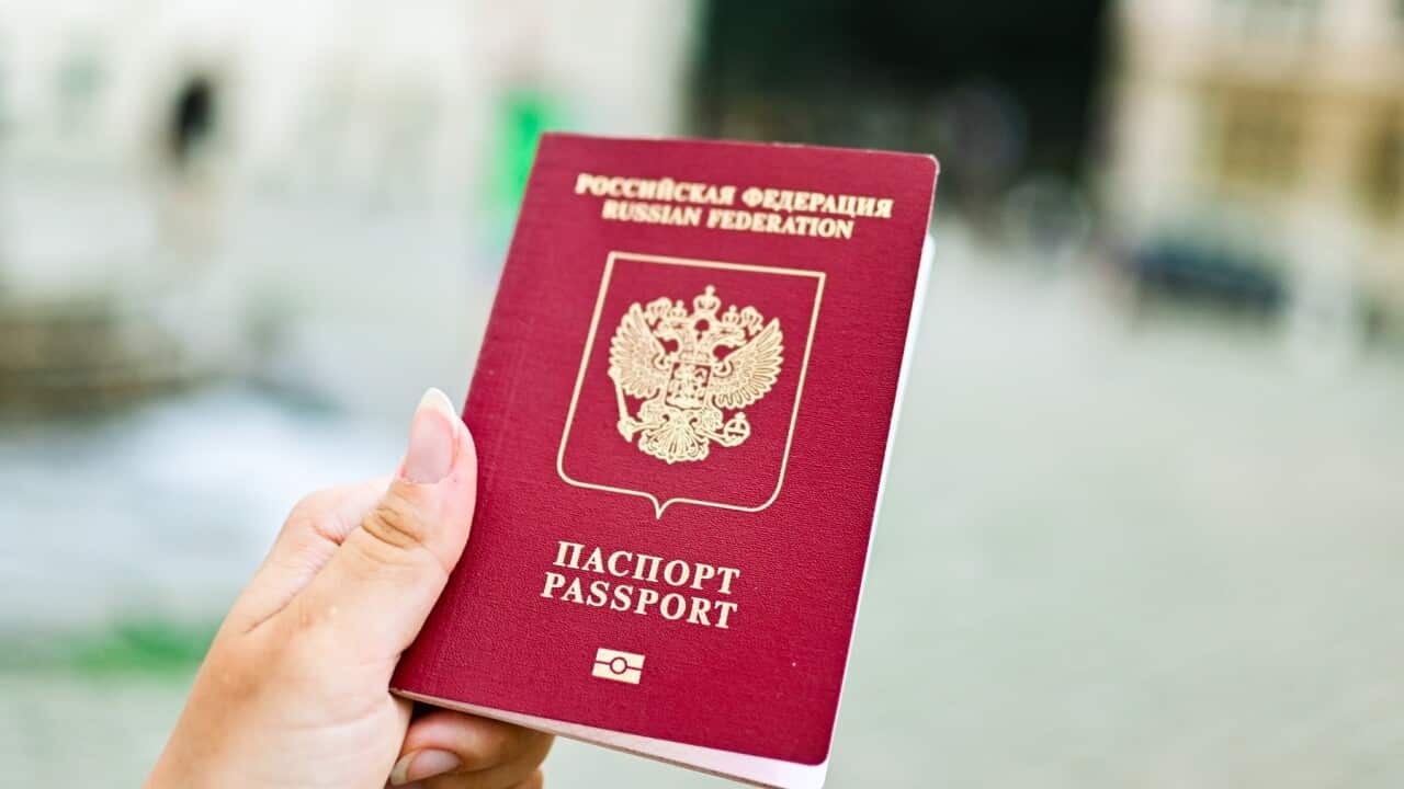 A Russian passport